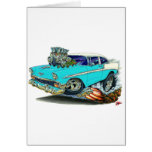 1956 Chevy Belair Turquoise Car Card