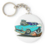 1956 Chevy Belair Turquoise Car Key Chain