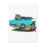 1956 Chevy Belair Turquoise Car Postcards