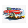 1956 Chevy Nomad Red Car Post Card