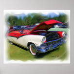 1956 Ford Sunliner Print