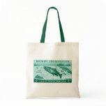 1956 Wildlife Conservation, Salmon Tote Bag