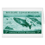1956 Wildlife Conservation, Salmon cards
