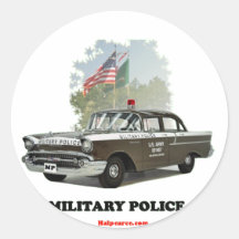 1957_ Chevrolet_Military_Police Sticker