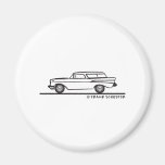 1957 Chevrolet Nomad Refrigerator Magnets