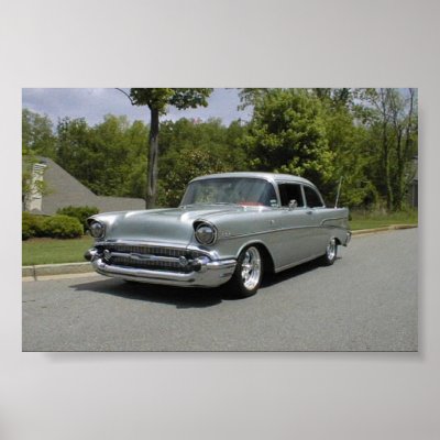 1957 Chevrolet Print by allstucco