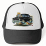 1957 Chevy 150-210 Black Car Trucker Hat