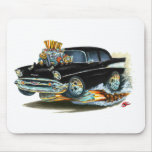 1957 Chevy 150-210 Black Car mousepads