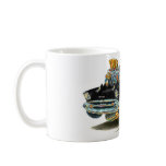 1957 Chevy 150-210 Black Car Mug