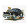 1957 Chevy 150-210 Black Car Post Cards