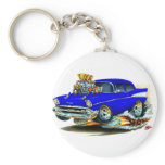 1957 Chevy 150-210 Blue Car Key Chain