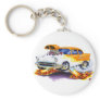 1957 Chevy 150-210 Flames Car Keychain