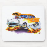 1957 Chevy 150-210 Flames Car mousepads