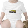 1957 Chevy Belair Yellow Convertible Tshirts