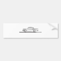 1957 Chevy Hard Top Coupe bumper stickers
