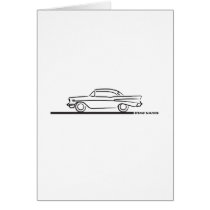 1957 Chevy Hard Top Coupe cards