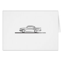 1957 Chevy Hard Top Coupe cards