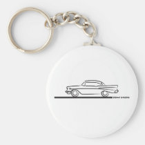 1957 Chevy Hard Top Coupe keychains