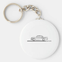 1957 Chevy Hard Top Coupe keychains