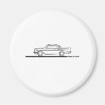1957 Chevy Hard Top Coupe magnets