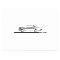 1957 Chevy Hard Top Coupe postcards