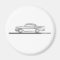 1957 Chevy Hard Top Coupe magnets