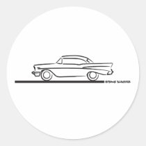 1957 Chevy Hard Top Coupe stickers