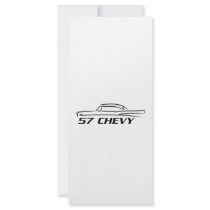 1957 Chevy Hard Top Type Rack Card Design