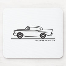 1957 Chevy Hardtop Coupe Mousepad
