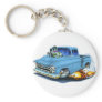 1957 Chevy Pickup Lt Blue Keychain