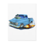 1957 Chevy Pickup Lt Blue Post Card