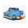 1957 Chevy Pickup Lt Blue Post Cards