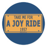 1957 Joy Ride Car Sticker