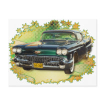 1958 CADILLAC #2 POSTCARD