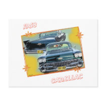1958 CADILLAC 3 POST CARD