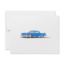 1958 Cadillac El Dorado Personalized Invitations
