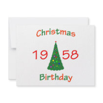 1958 Christmas Birthday