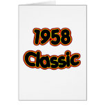 1958 Classic cards