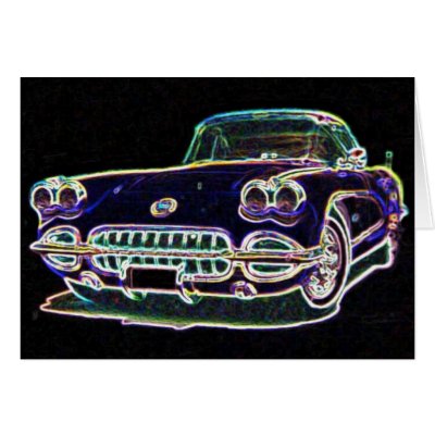 1958 Corvette Cards by gtk88594