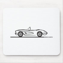1958 Corvette Convertible Mousepad