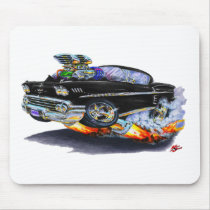1958 Impala Black Car Mouse Pads