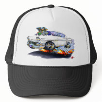 1958 Impala White Car Mesh Hats