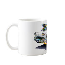 1958 Impala White Car Coffee Mugs