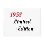 1958 Limited Edition Postcard
