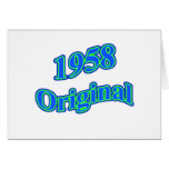 1958 Original Blue Green Card