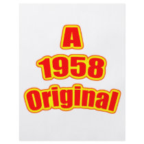 1958 Original Red Full Colour Flyer