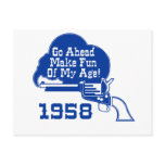 1958 T-Shirts and Gifts! Postcard