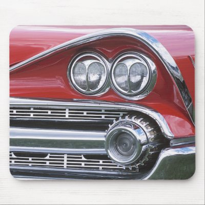 1959 Dodge Classic Car Grill Photograph Mouse Mat by fotoshoppe