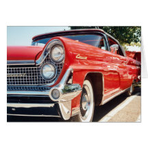 1959 Lincoln Continental Convertible Greeting Card