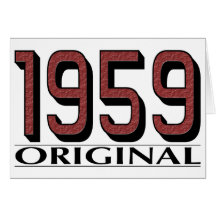 1959 Original Greeting Cards